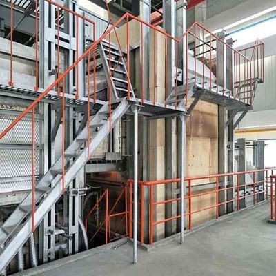 خرید Customized 380V End Fired Furnace Refractory Material Glass Furnace With Natural Gas Burner online manufacture