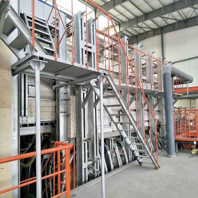 خرید High Capacity Glass Melting Furnace with Stable Temperature Control for Raw Material Melting Processes online manufacture