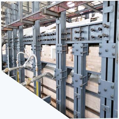 خرید کوره شیشه ای بازسازی شده متقاطع 150 تا 300 TPD با AZS + آتش شکن Cr بالا تولید آنلاین